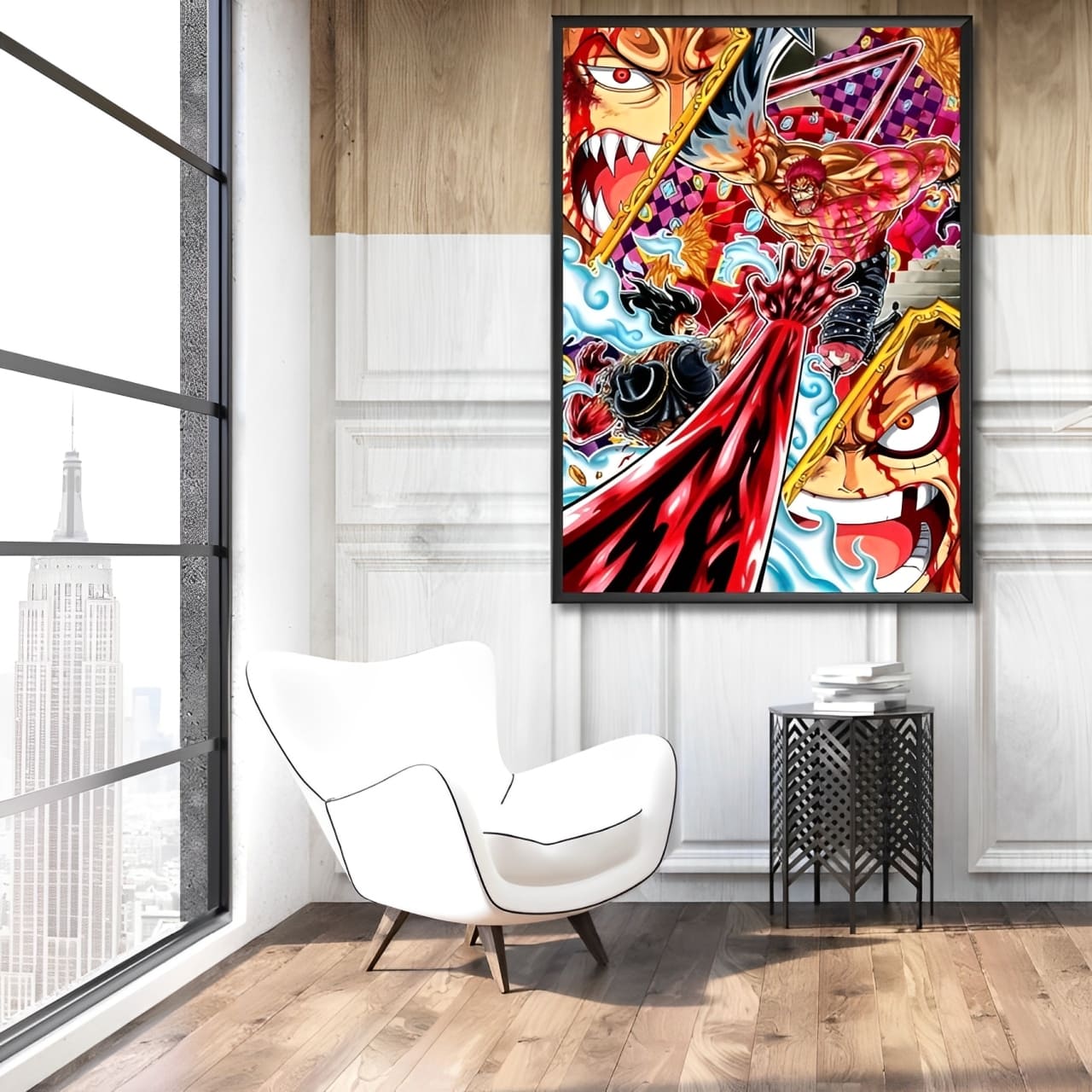 tableau toile one piece luffy charlotte katakuri 2
