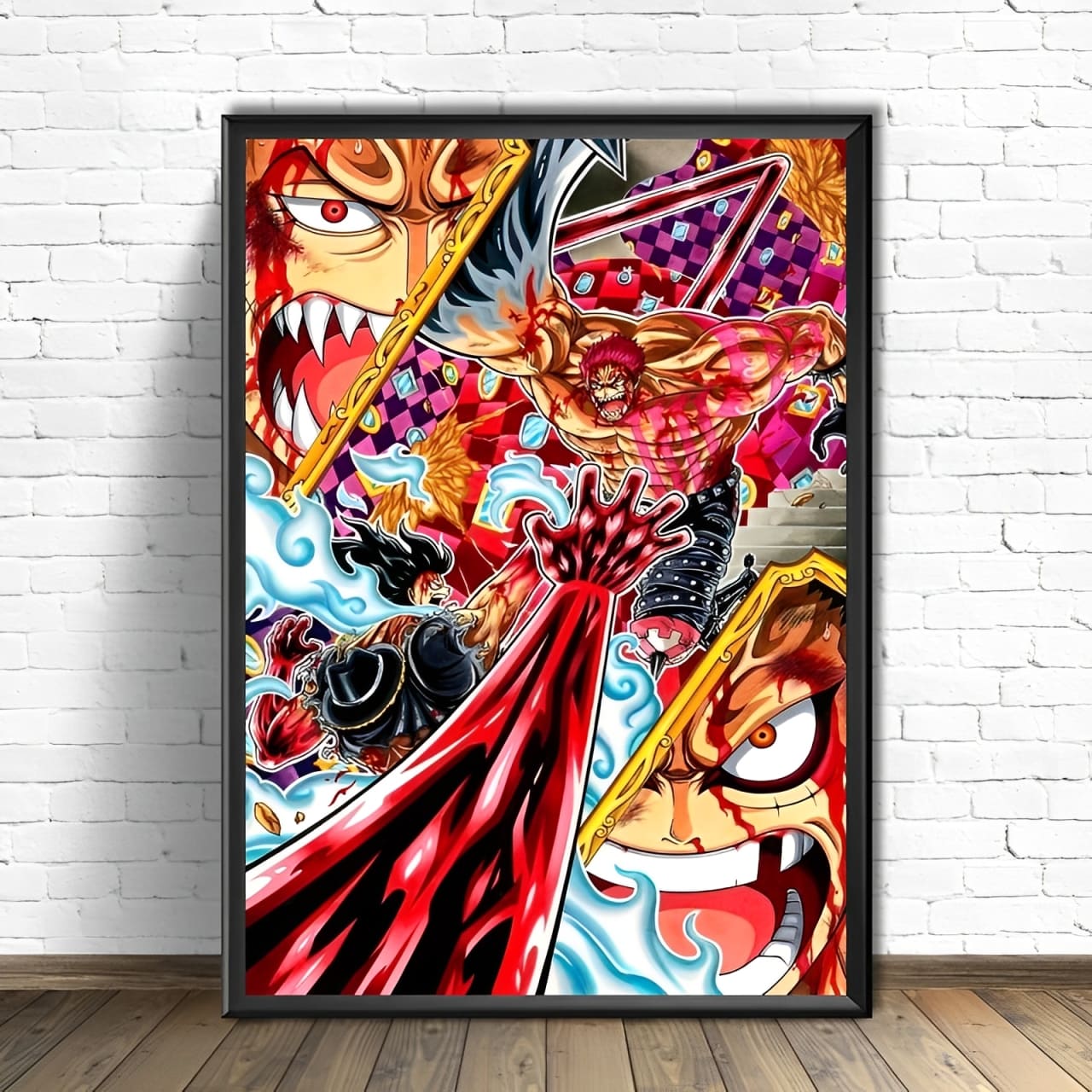 tableau toile one piece luffy charlotte katakuri 1