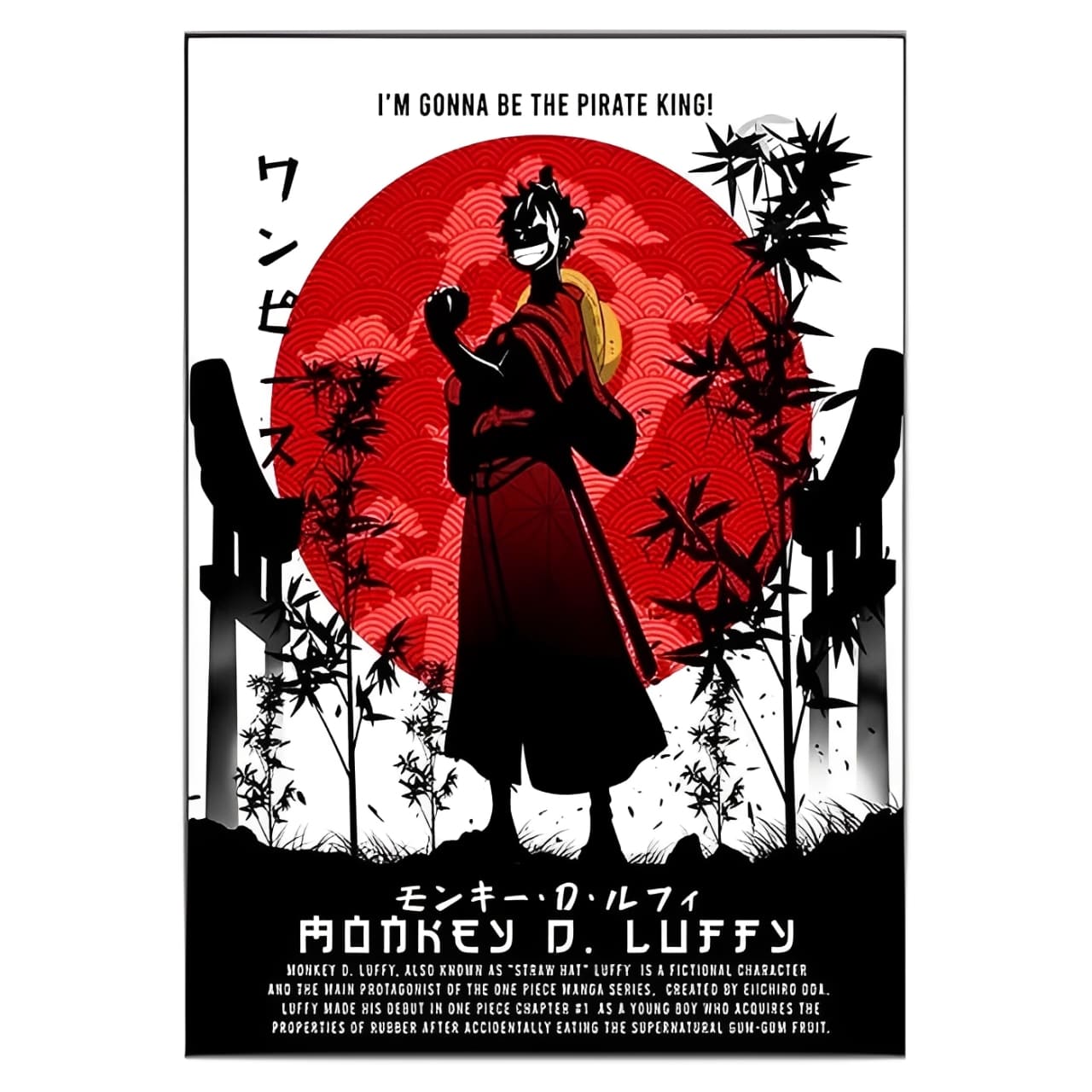 tableau toile one piece monkey luffy japan 3