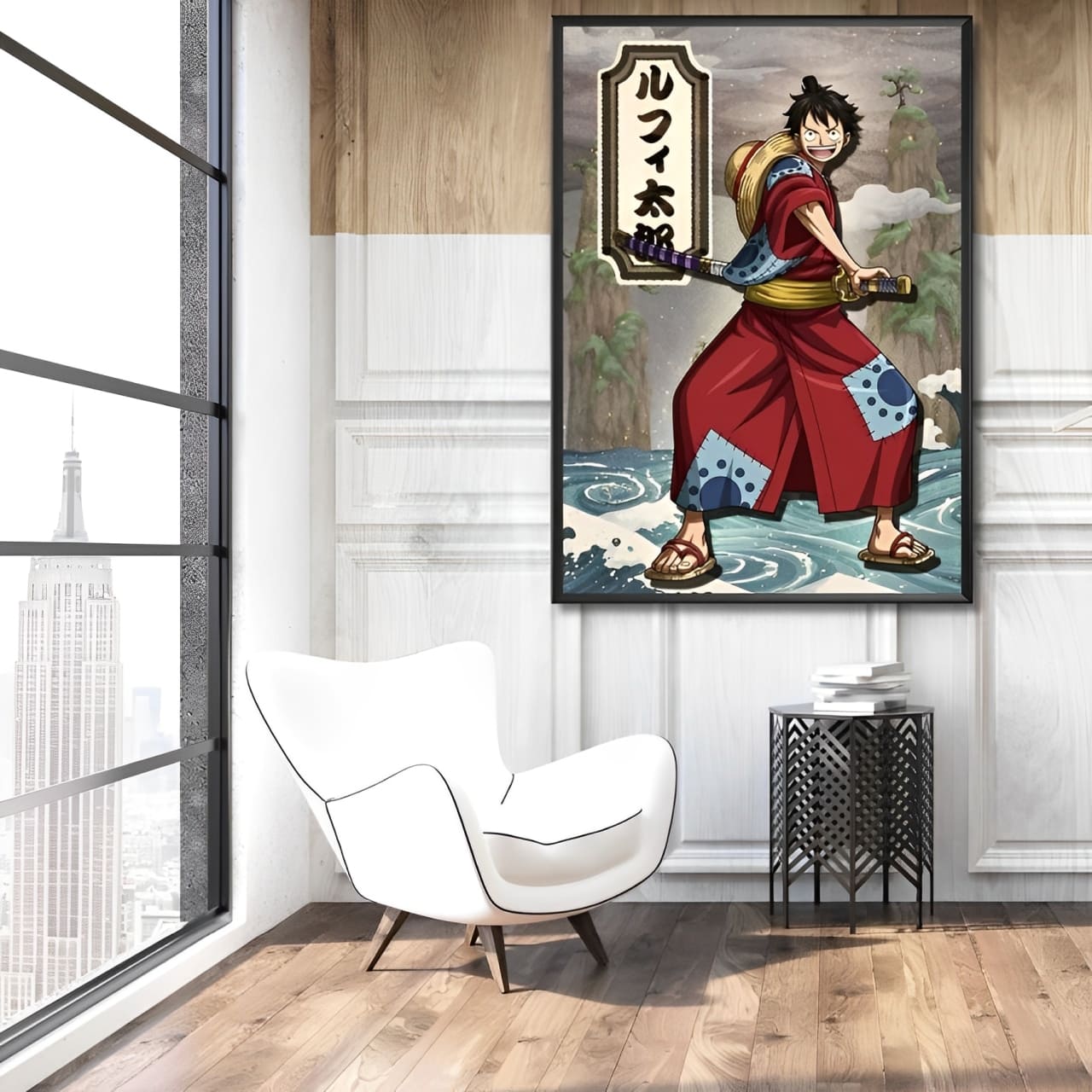 tableau toile one piece monkey luffy wano 2