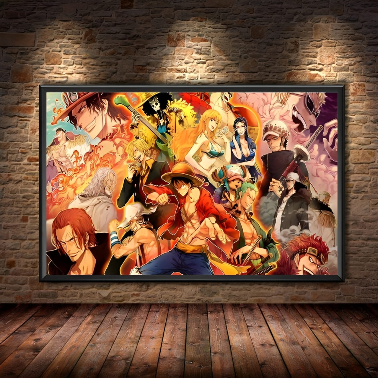 tableau toile one piece mugiwara cie 1