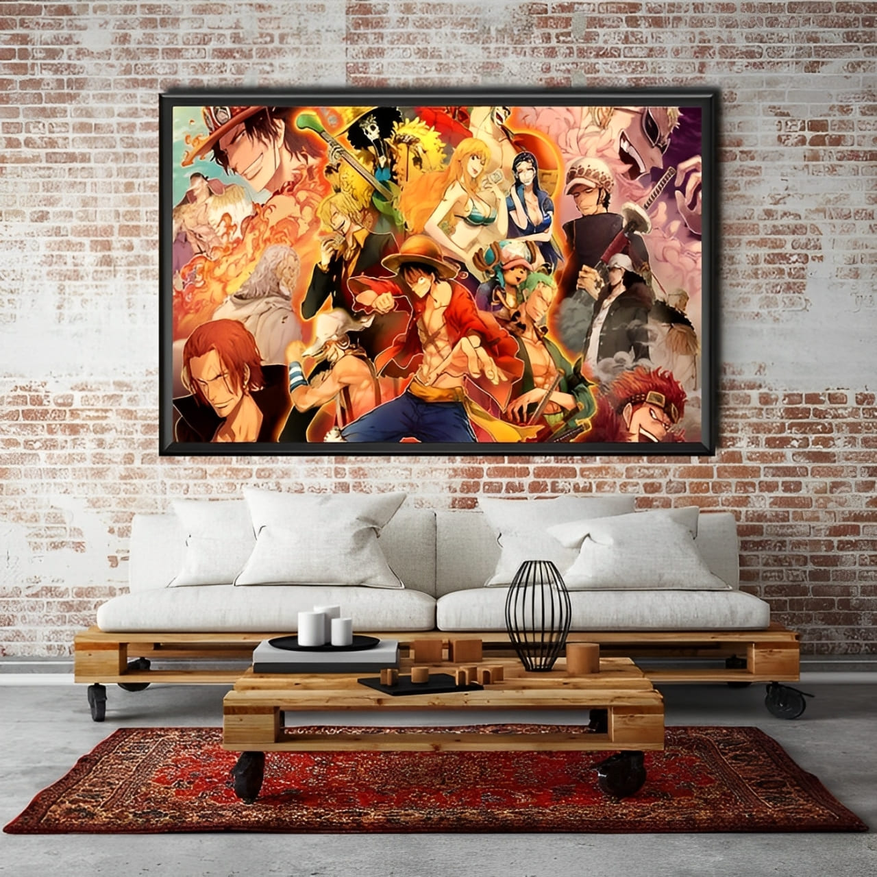 tableau toile one piece mugiwara cie 2