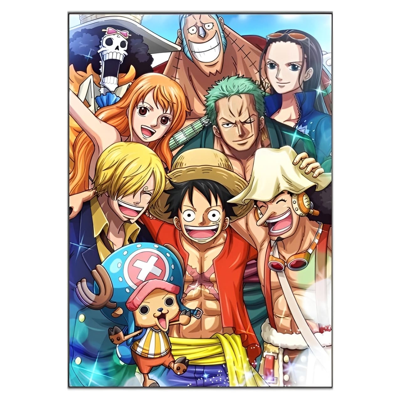 tableau toile tableau mugiwara happy 3