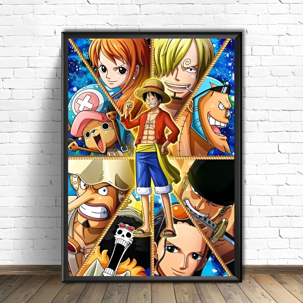 tableau toile one piece mugiwara post ellipse 1