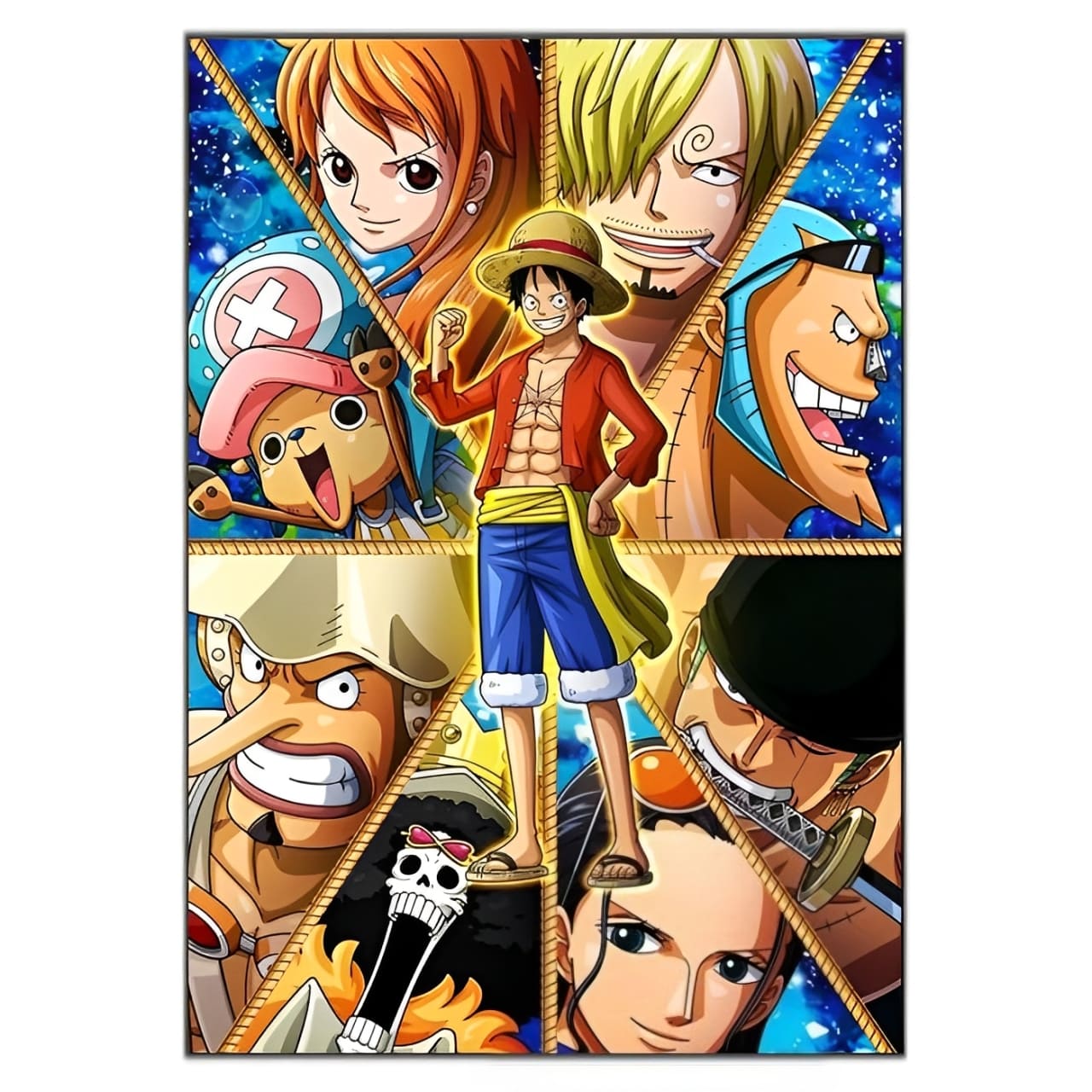 tableau toile one piece mugiwara post ellipse 3