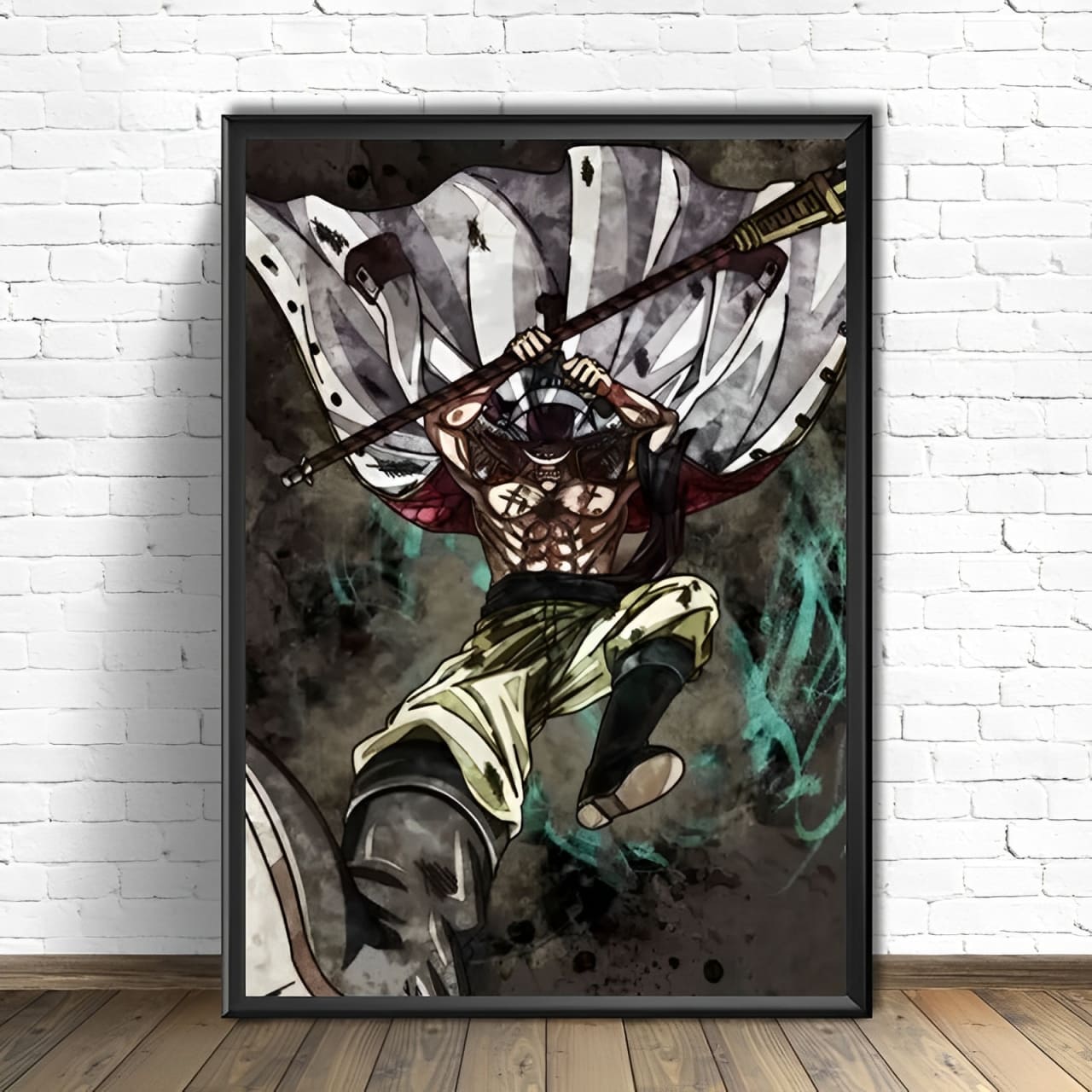 tableau toile one piece edward newgate 1