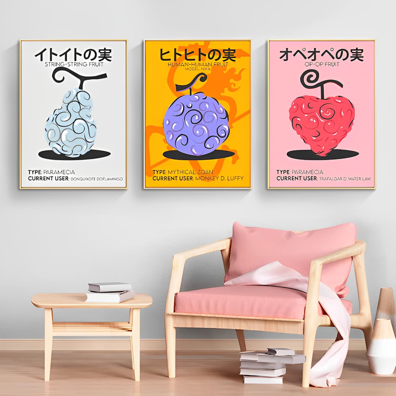 tableau toile one piece nika fruit 2
