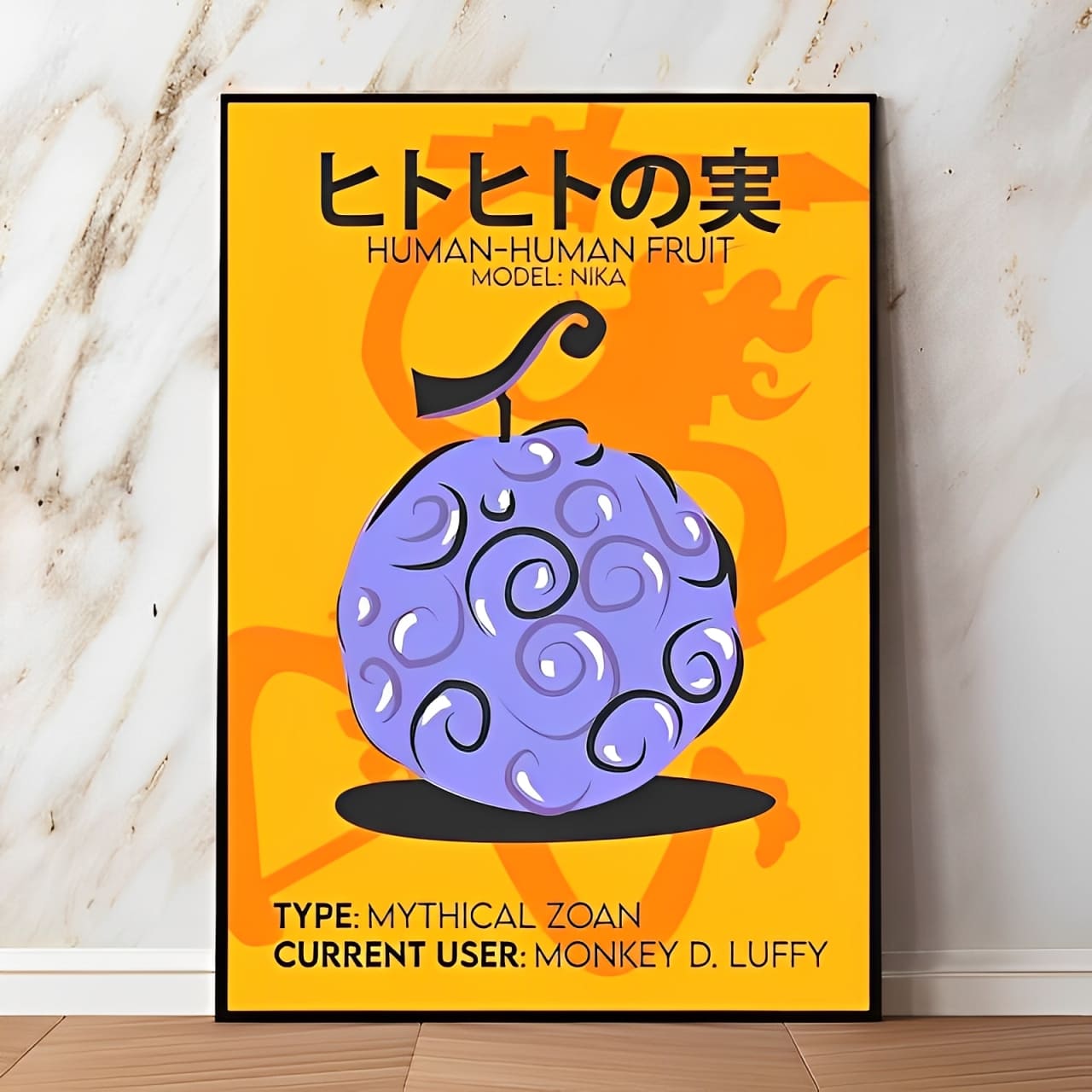 tableau toile one piece nika fruit 1