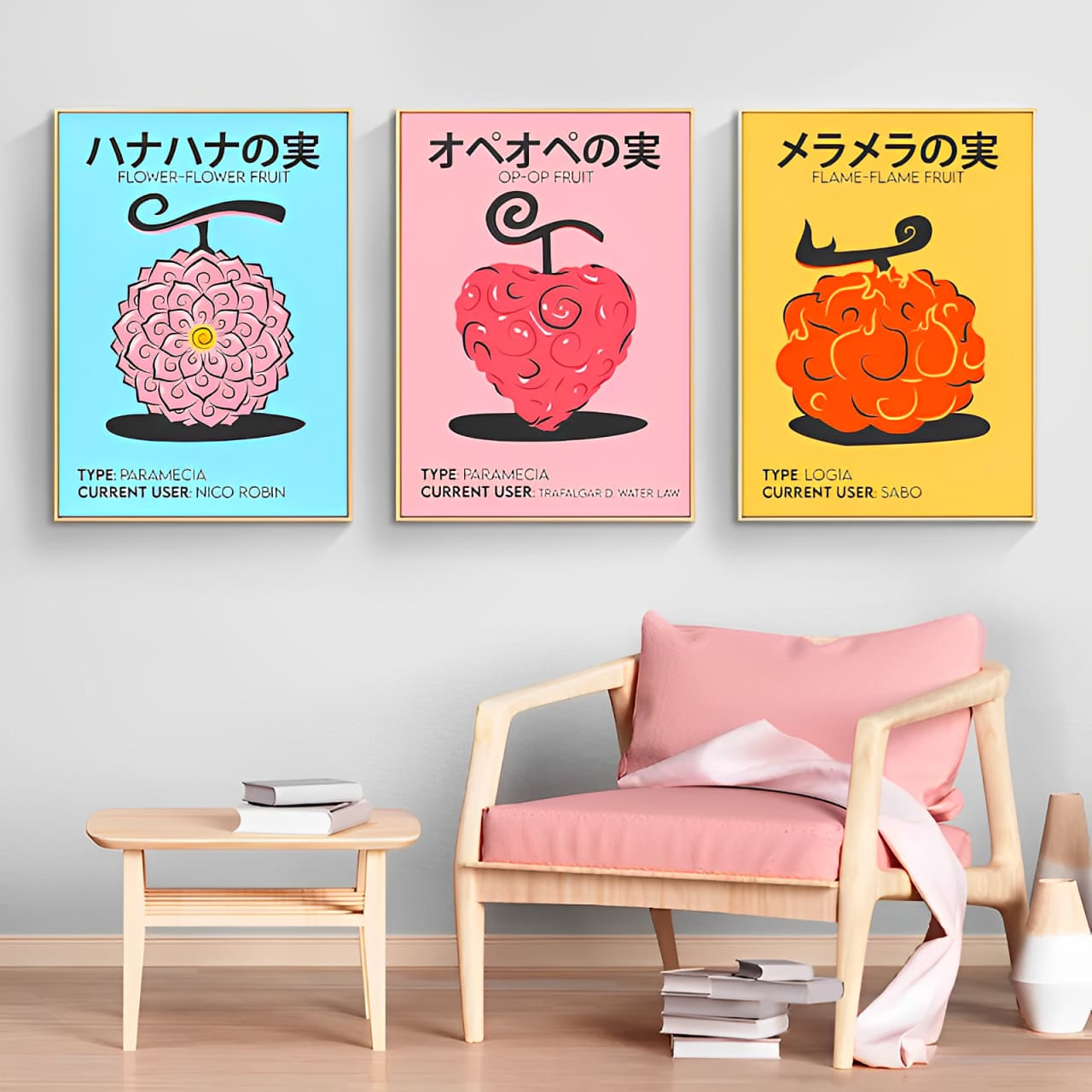 tableau toile one piece op op fruit 2