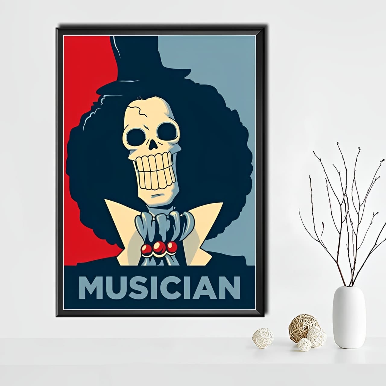 tableau toile one piece portrait brook 2