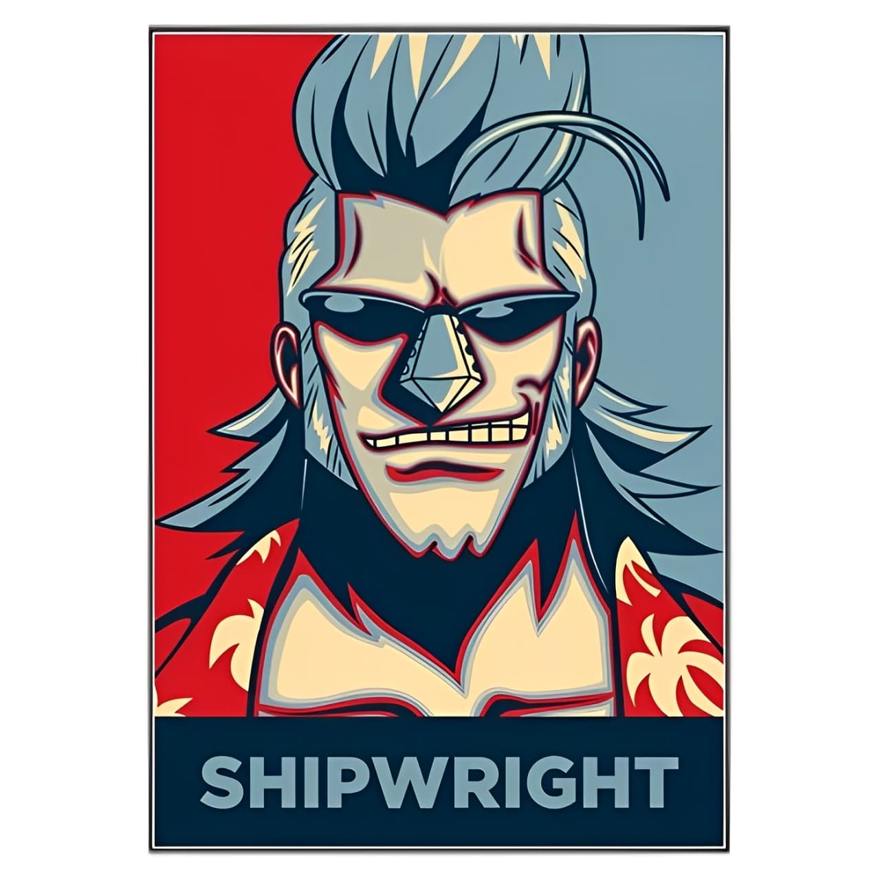tableau toile one piece portrait franky 3