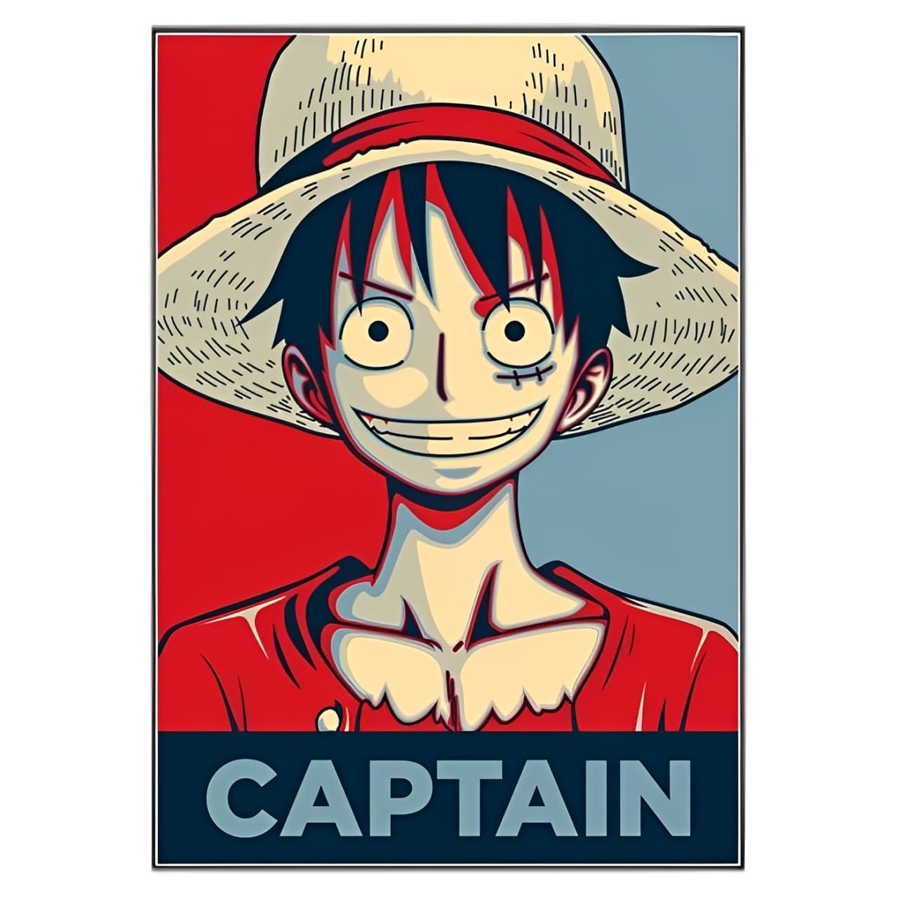 tableau toile one piece portrait luffy 3