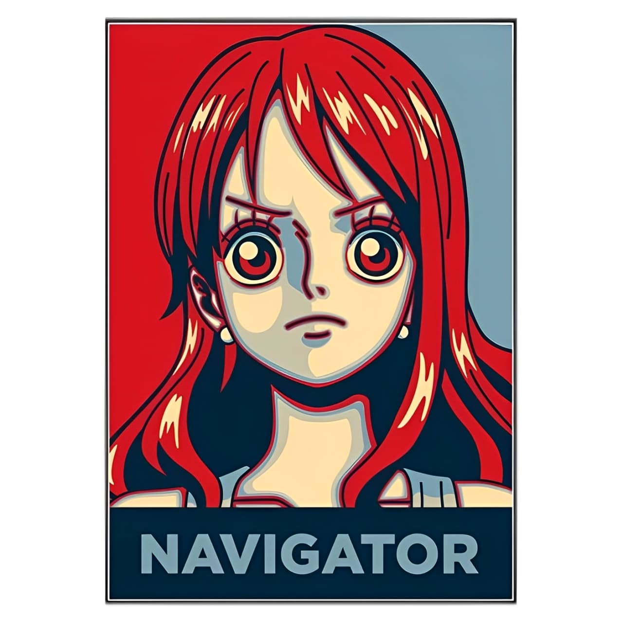 tableau toile one piece portrait nami 3
