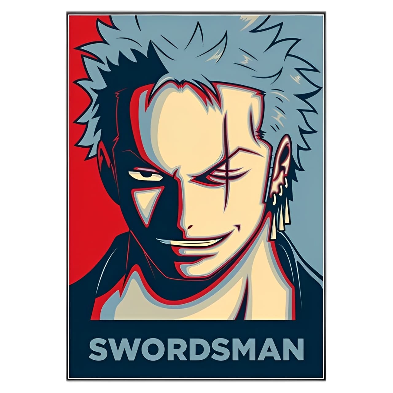 tableau toile one piece portrait zoro 3