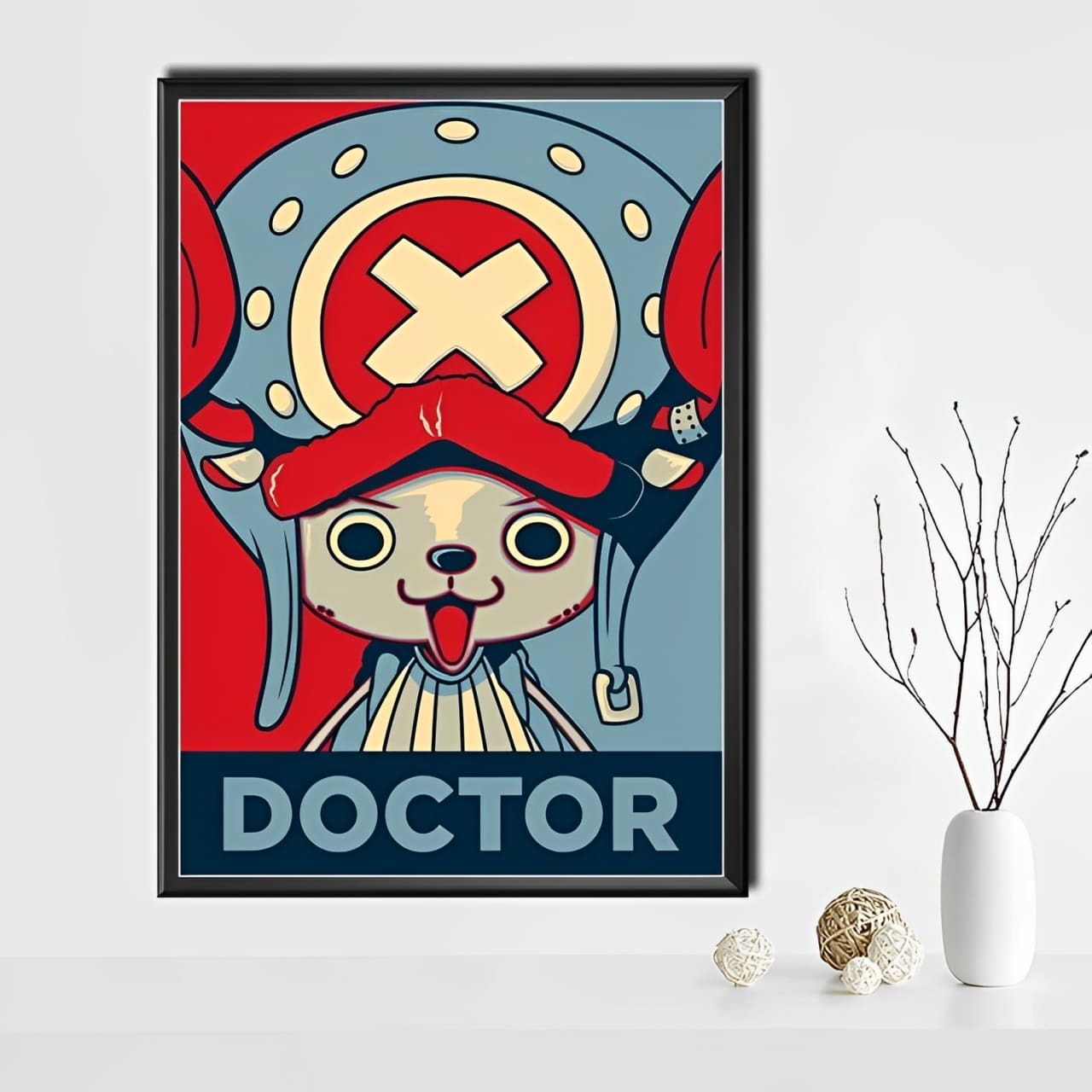 tableau toile one piece portrait chopper 2