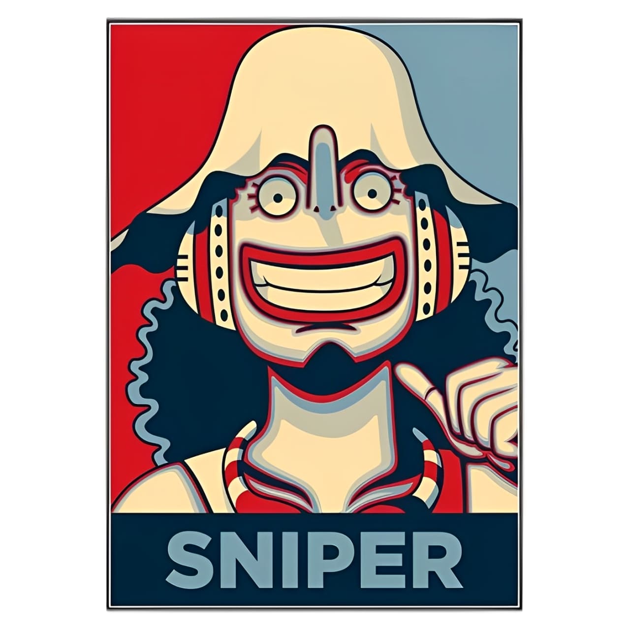 tableau toile one piece portrait usopp 3