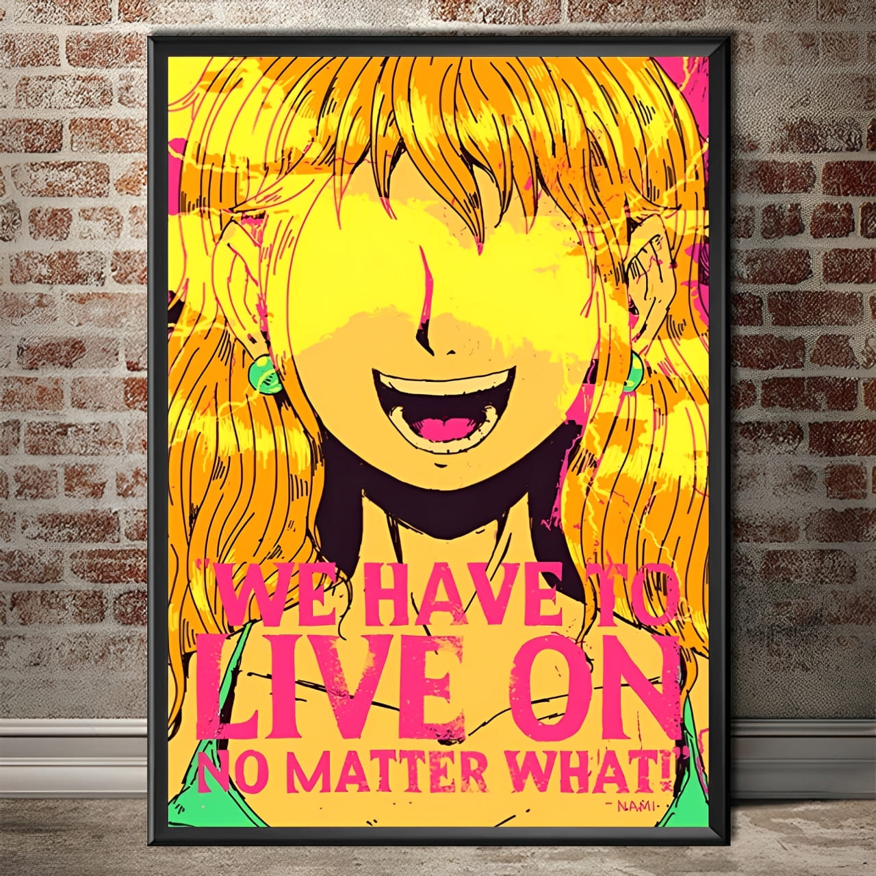 tableau toile one piece quote nami 1