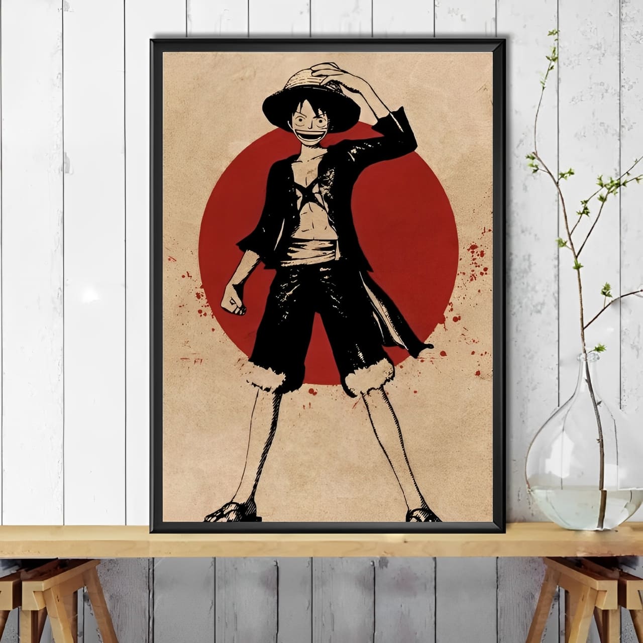 tableau toile one piece red point luffy 2