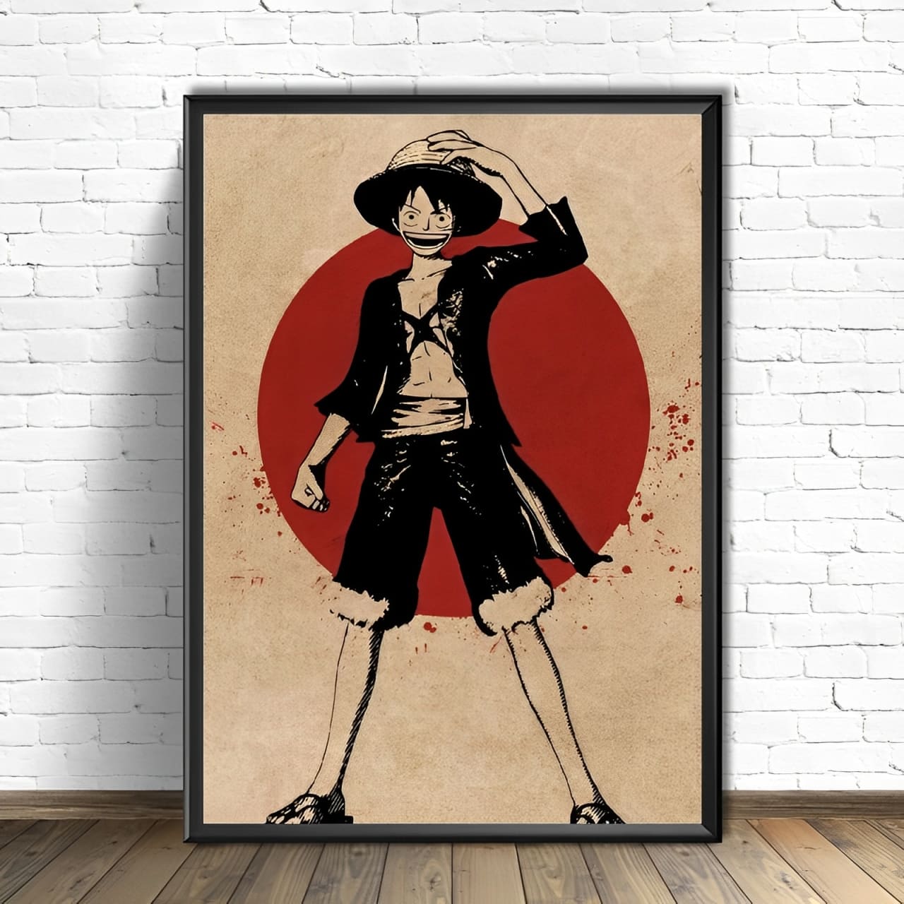 tableau toile one piece red point luffy 1