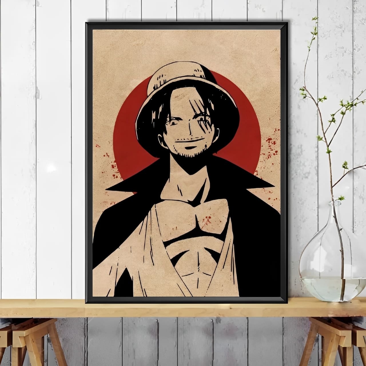 tableau toile one piece red point shanks 2