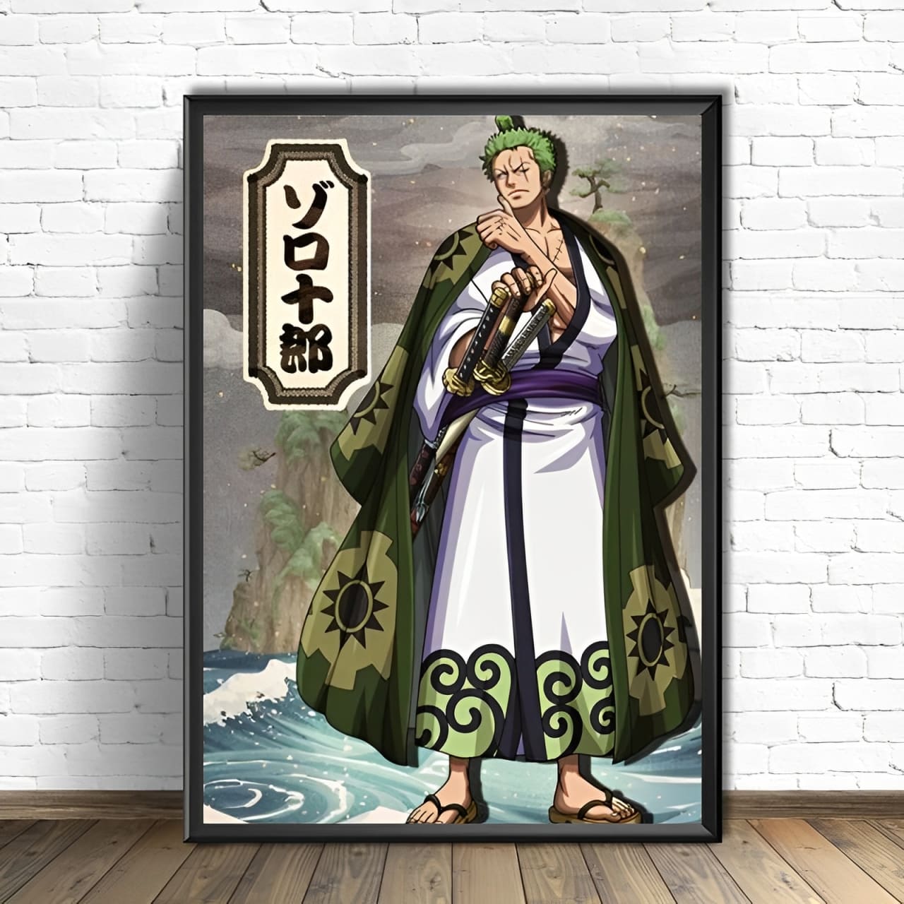 tableau toile one piece roronoa zoro wano 1