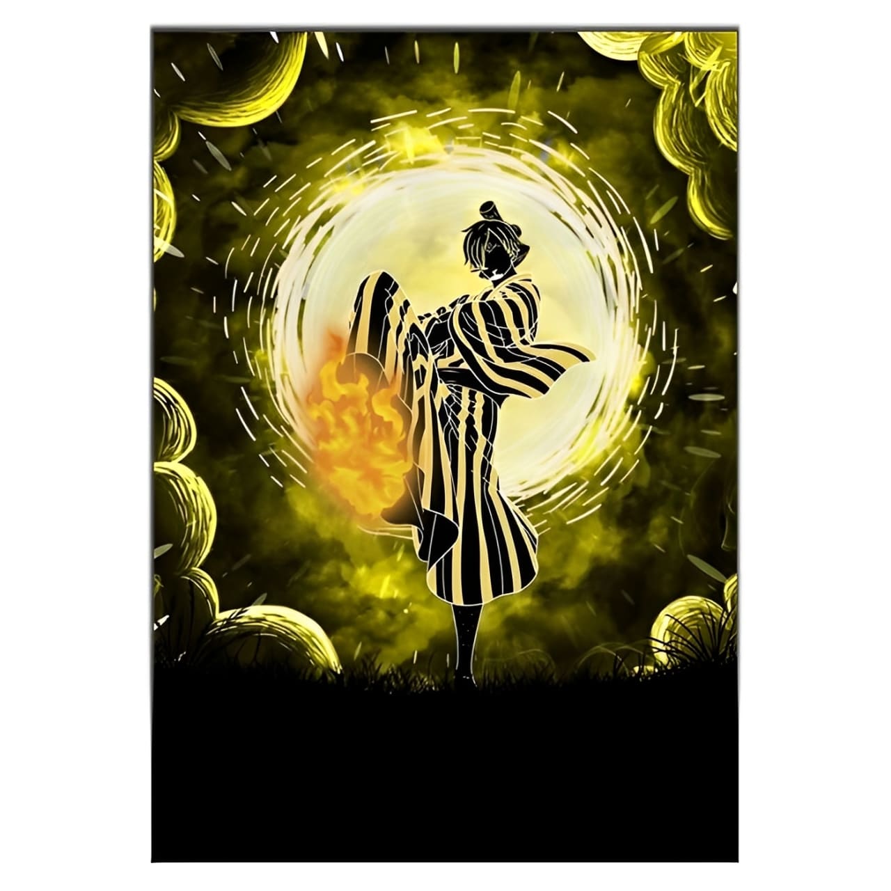 tableau toile one piece vinsmoke sanji 3