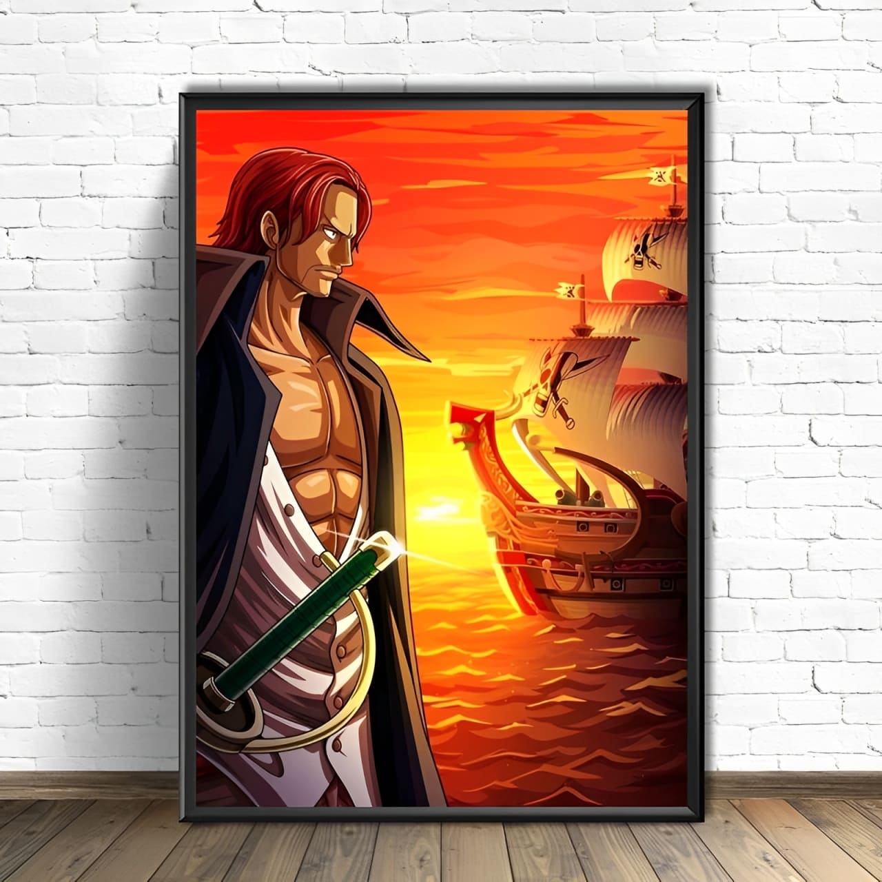 tableau toile one piece shanks red force 1