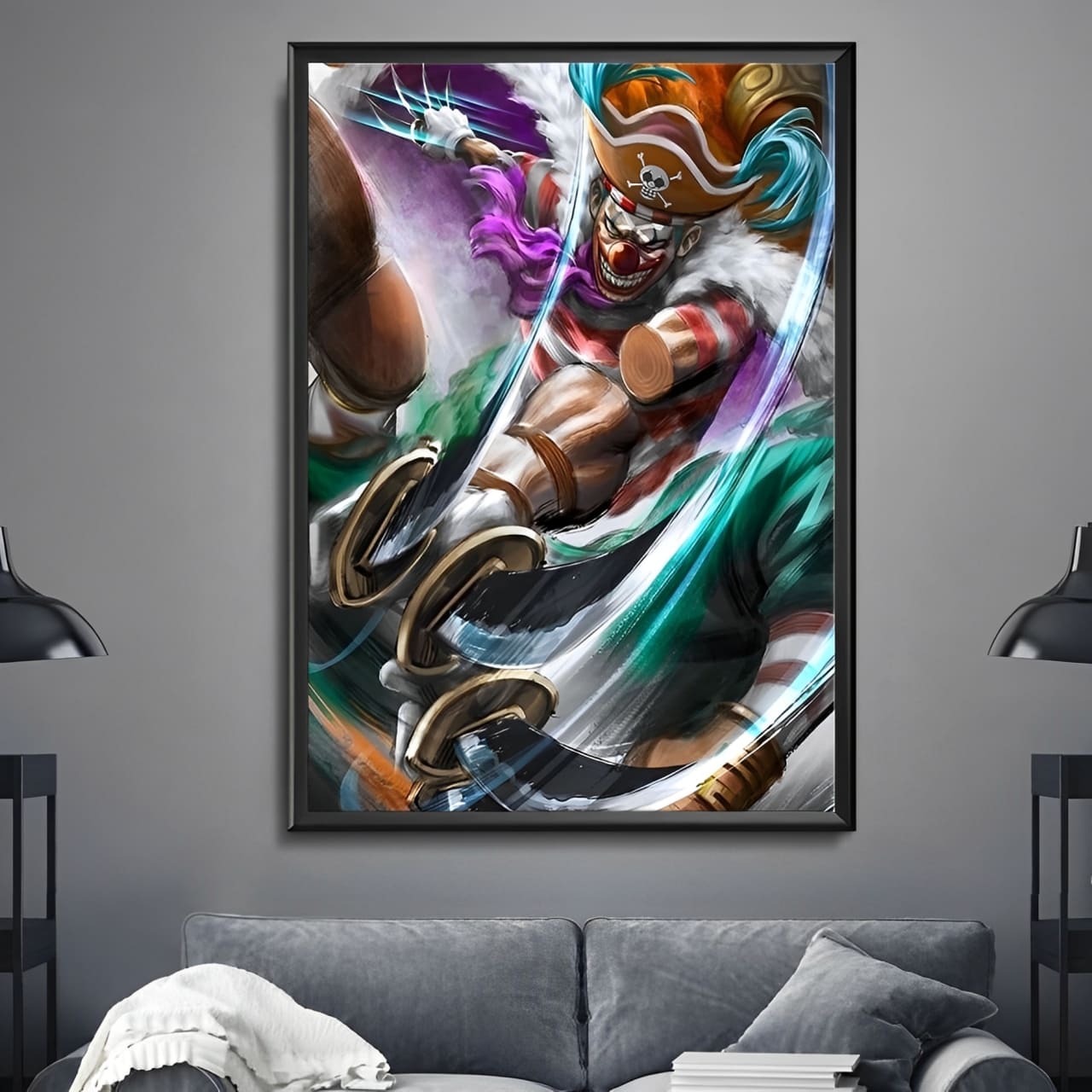 tableau toile one piece shichibukai baggy 2
