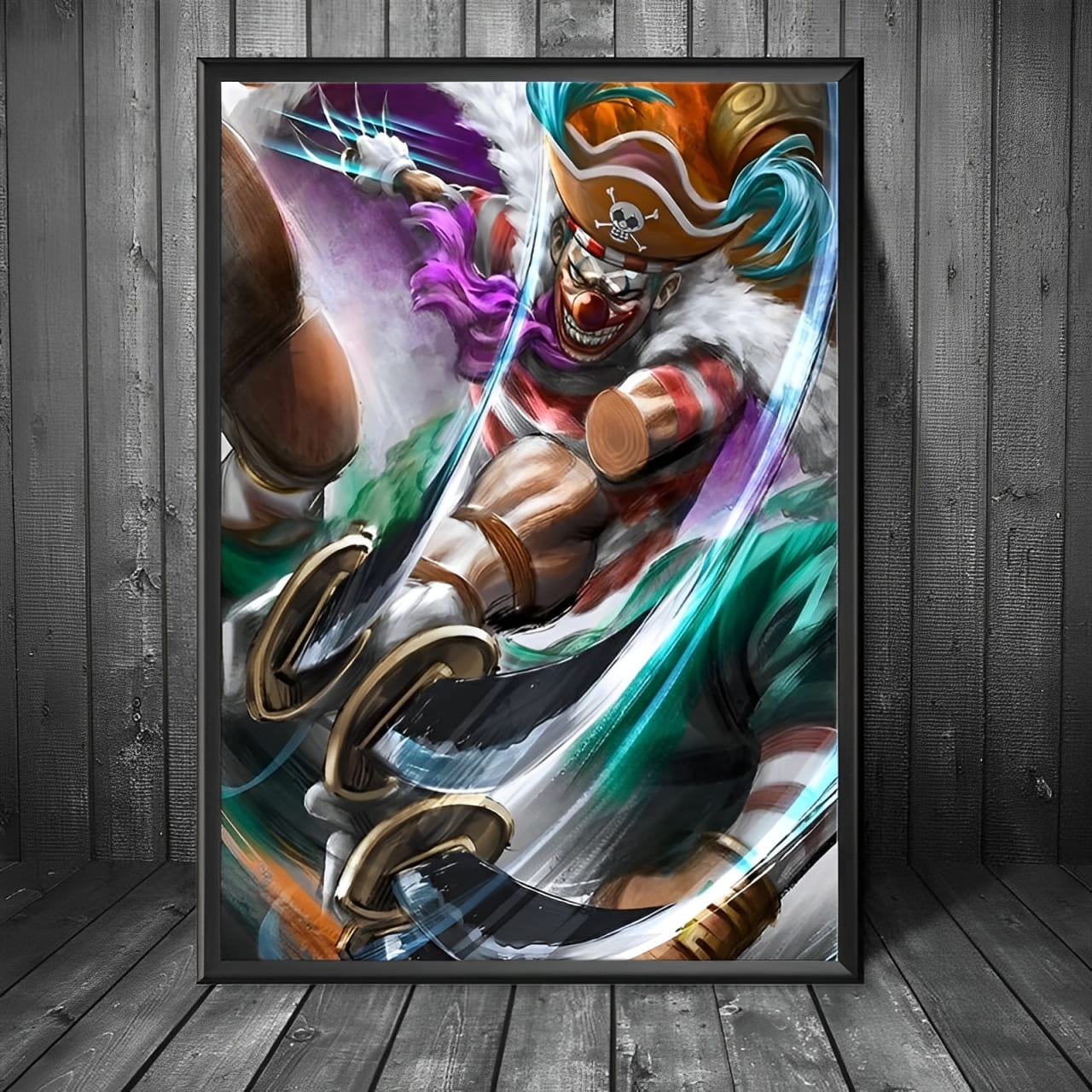 tableau toile one piece shichibukai baggy 1