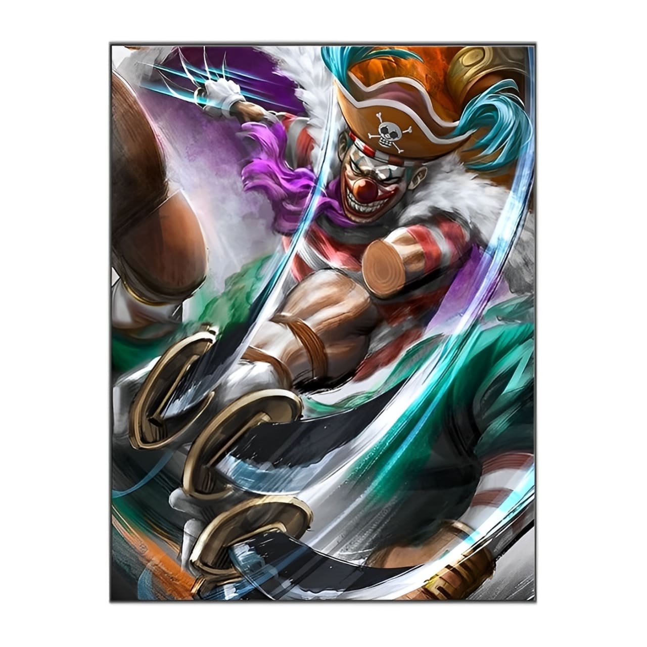 tableau toile one piece shichibukai baggy 3