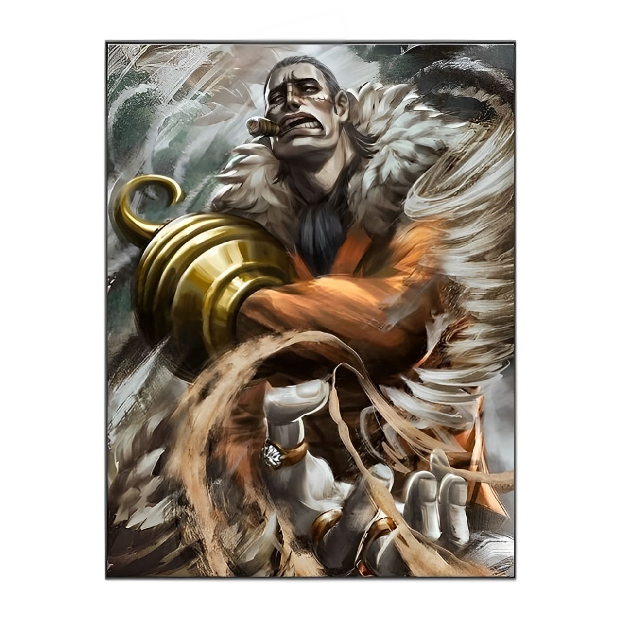 tableau toile one piece shichibukai crocodile 3