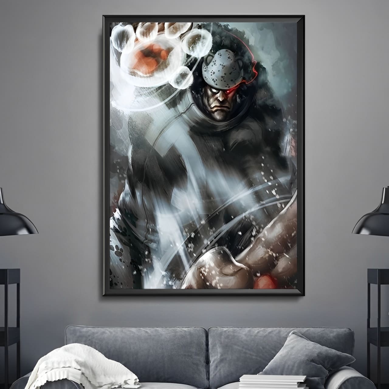 tableau toile one piece shichibukai kuma 2