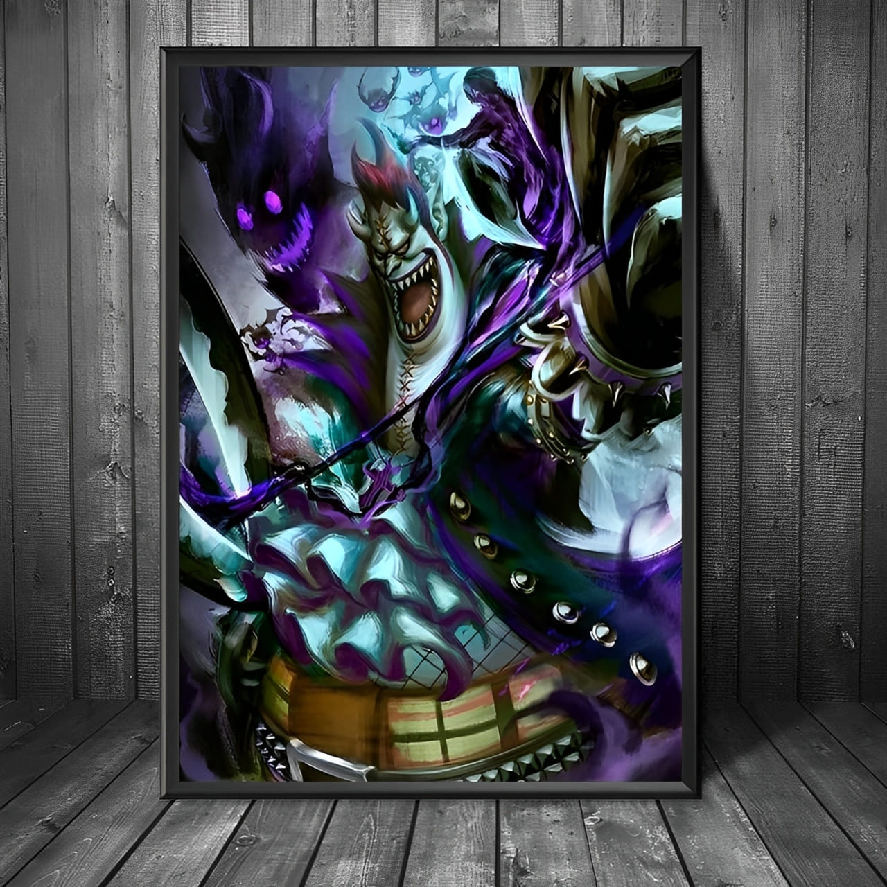 tableau toile one piece shichibukai moria 1