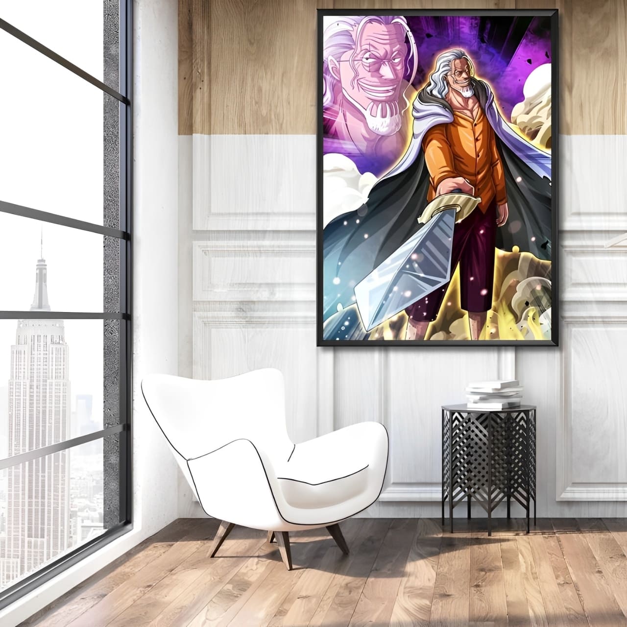 tableau toile one piece silver rayleigh 2