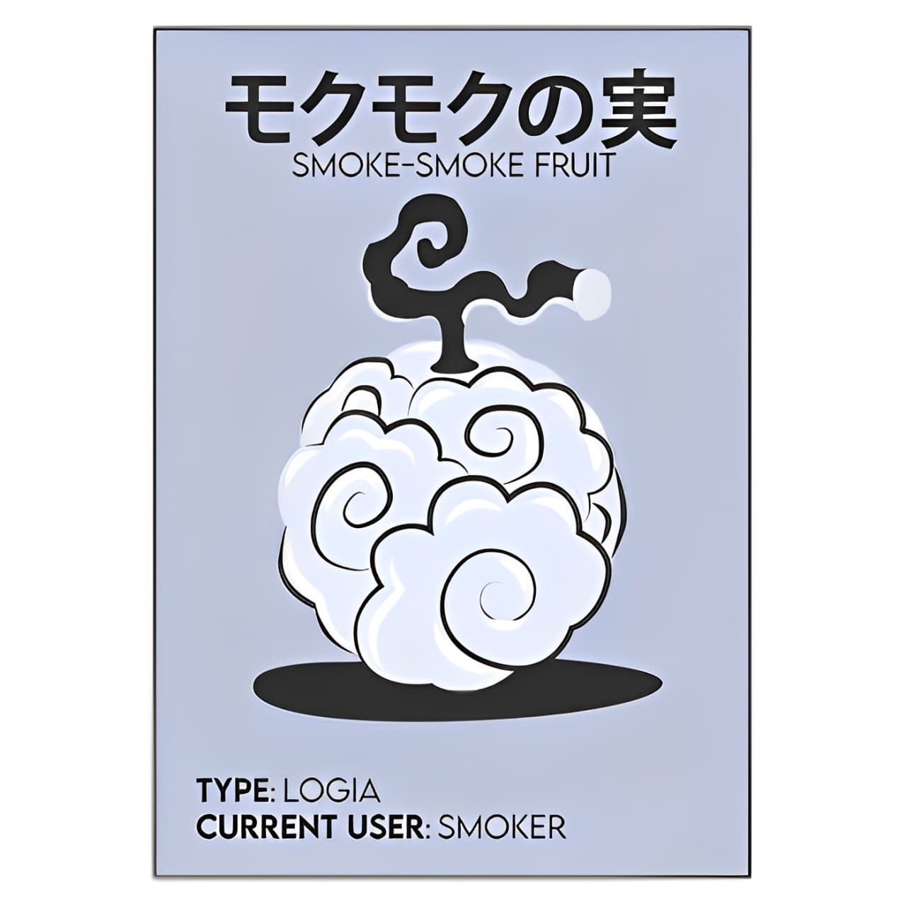 tableau toile one piece smoke smoke fruit 3