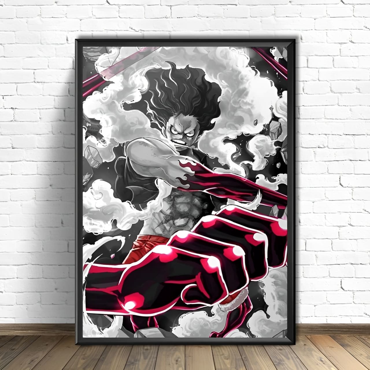 tableau toile one piece monkey luffy snakeman 1