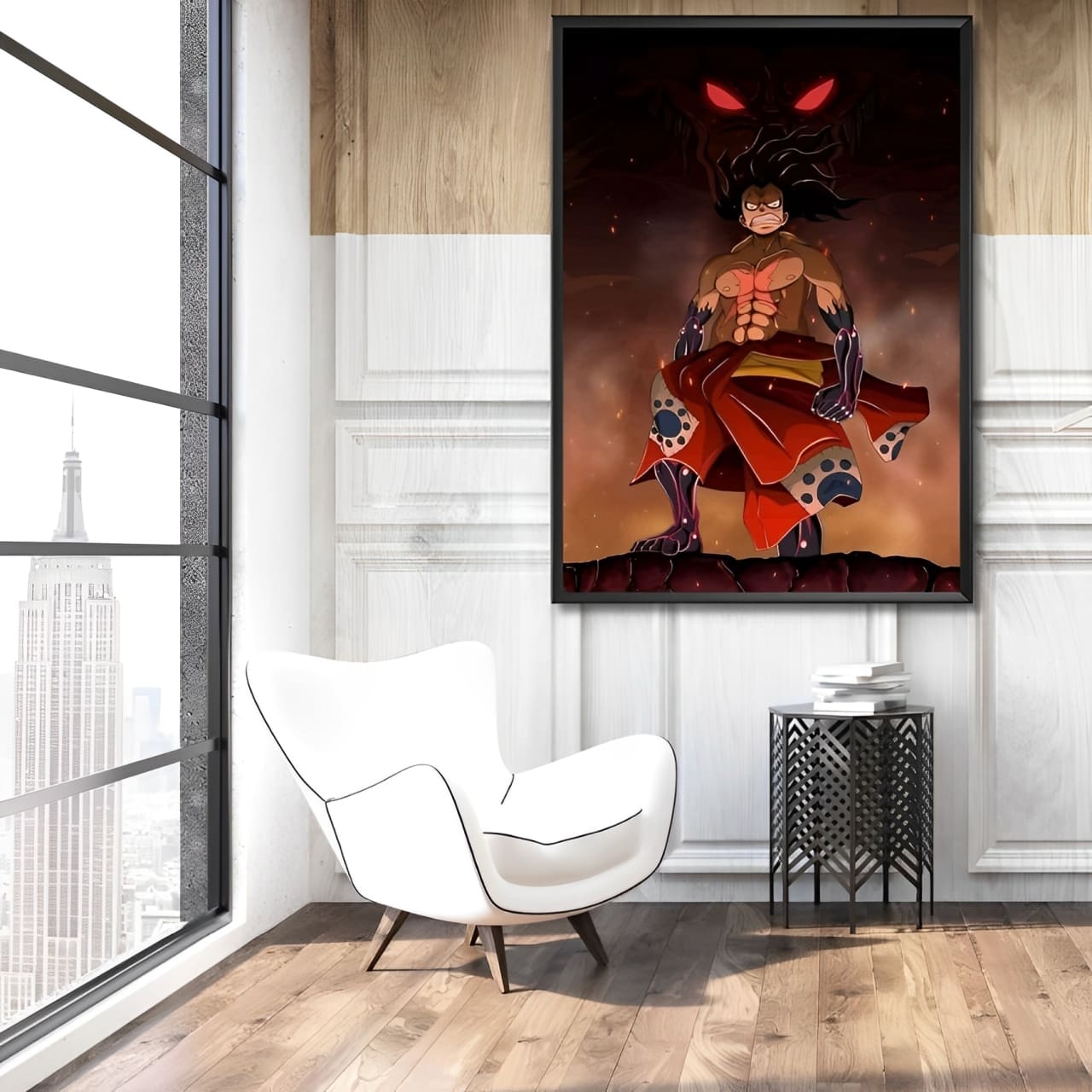 tableau toile one piece luffy snakeman wano 2