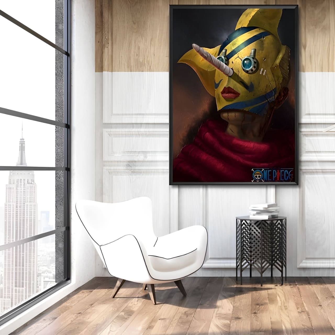 tableau toile one piece usopp sniperking 2
