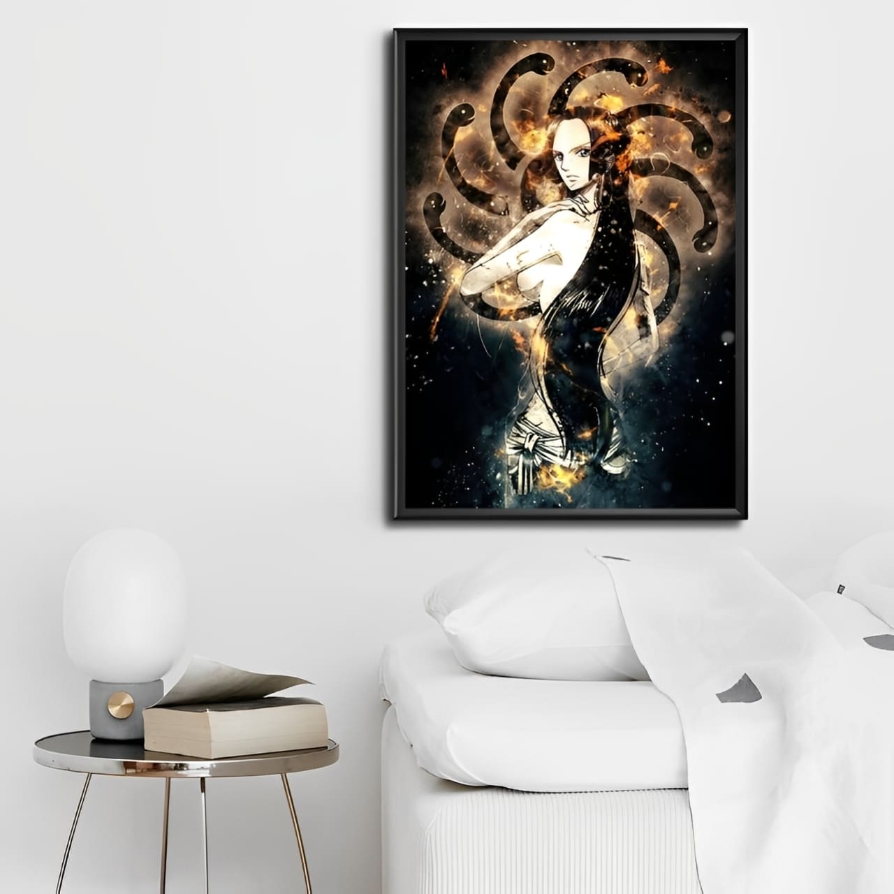 tableau toile one piece sparks boa hancock 2