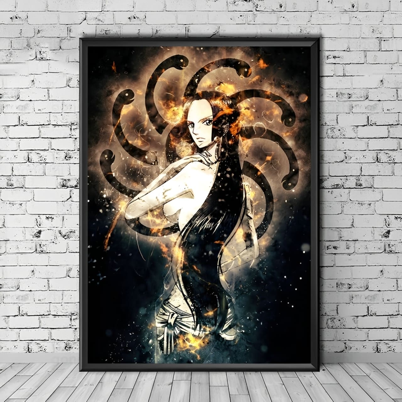tableau toile one piece sparks boa hancock 1