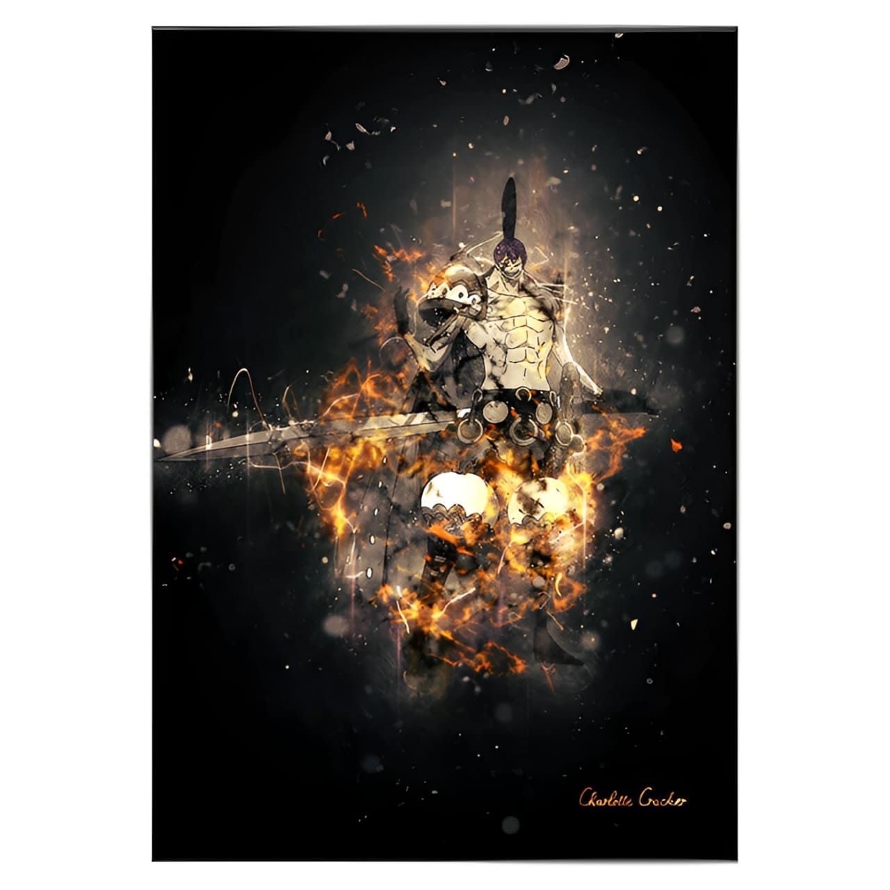 tableau toile one piece sparks charlotte cracker 3