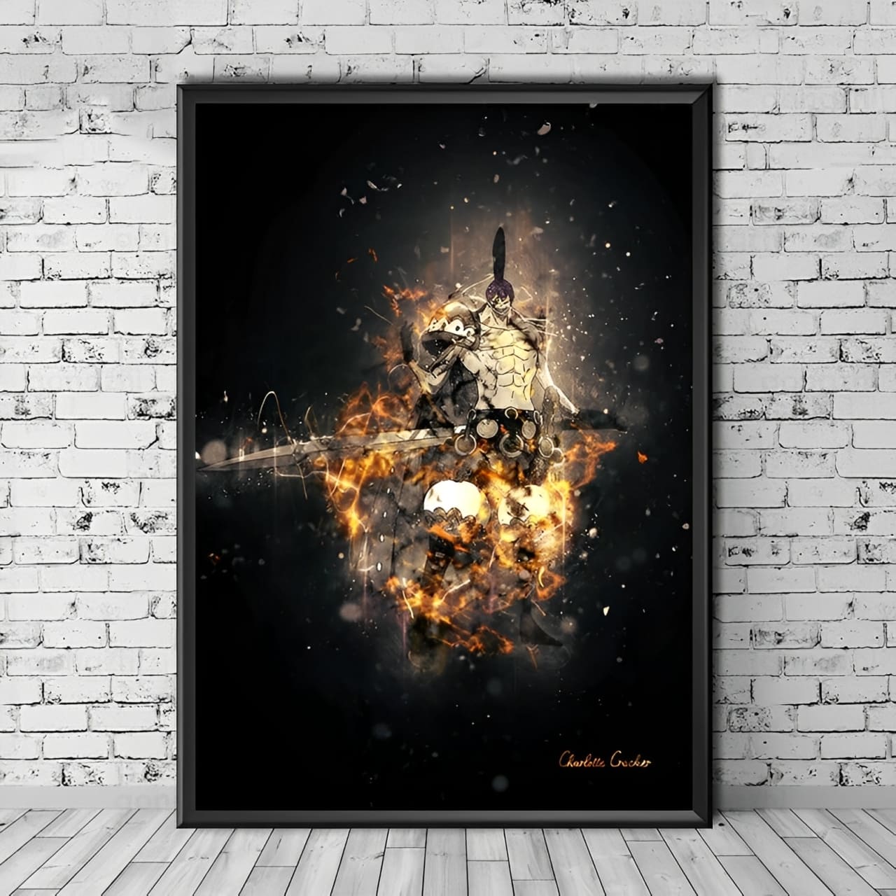 tableau toile one piece sparks charlotte cracker 1
