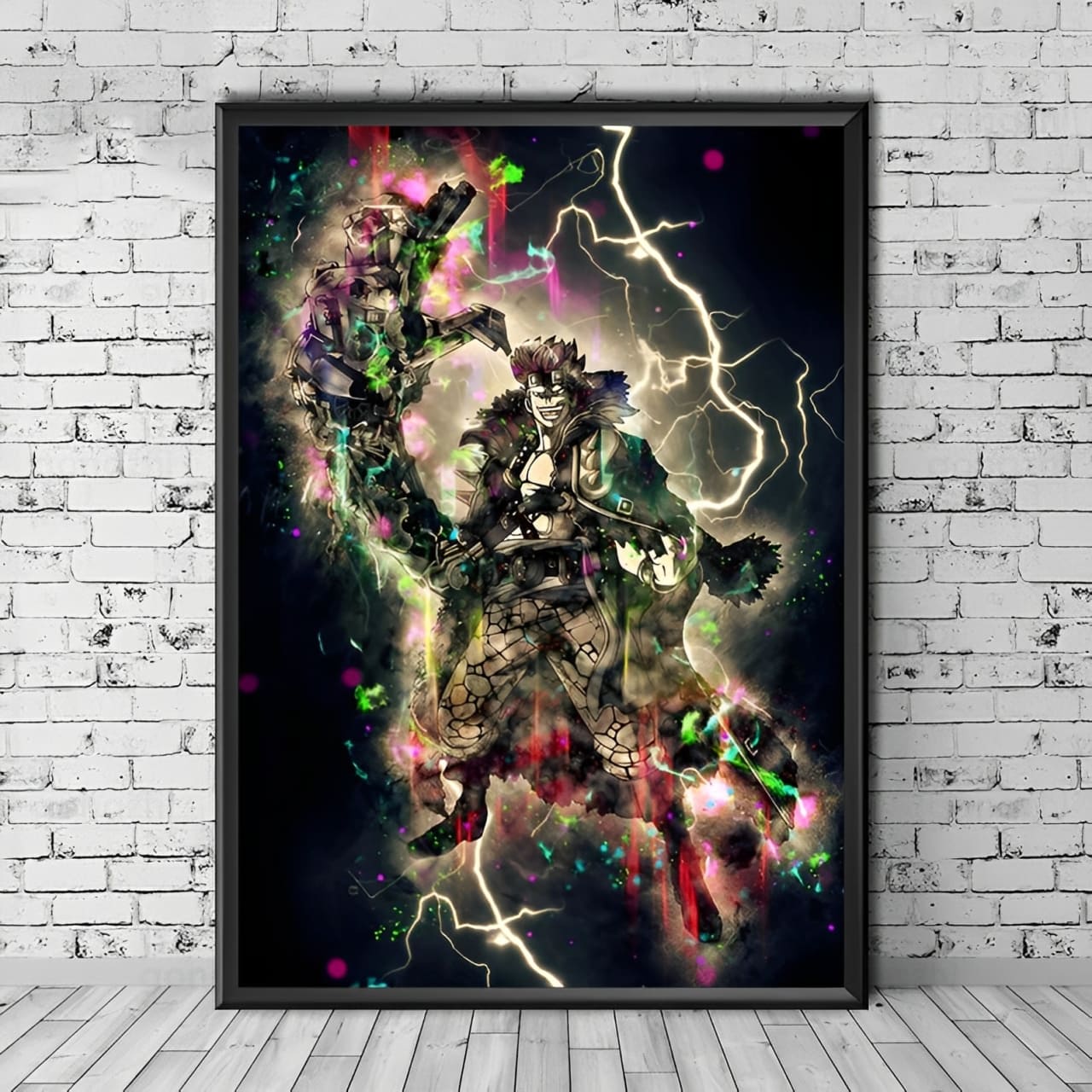 tableau toile one piece sparks eustass kid 1