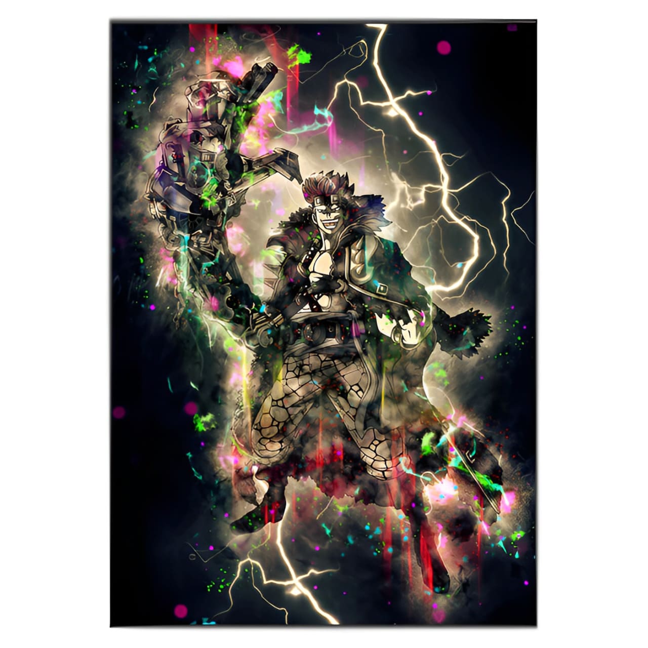 tableau toile one piece sparks eustass kid 3