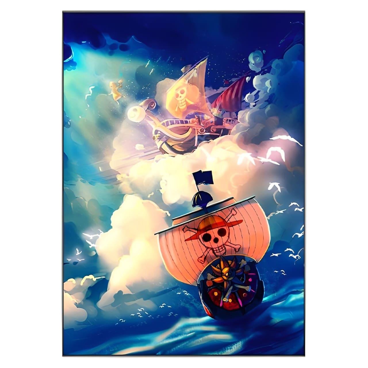 tableau toile one piece thousand sunny vogue merry 3
