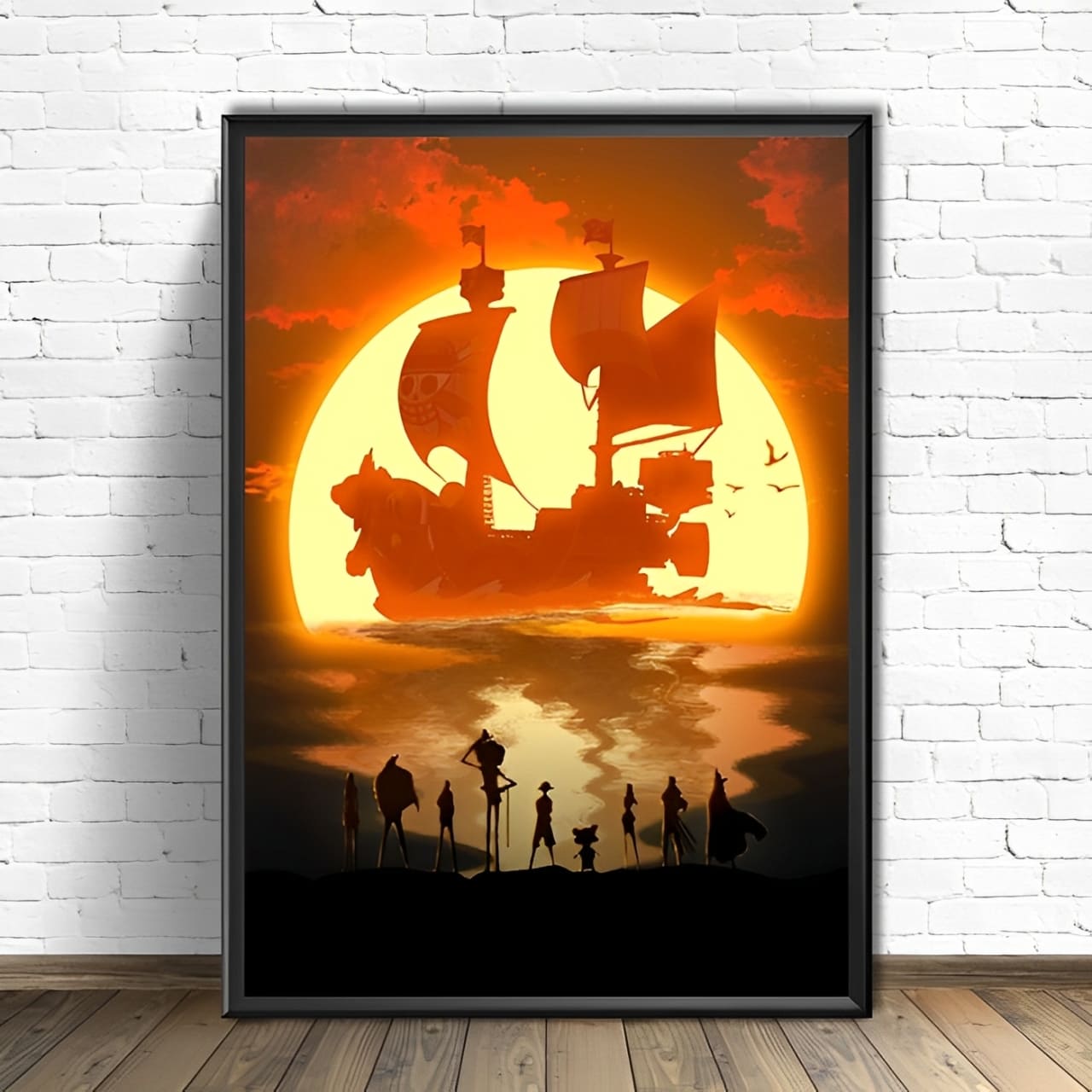 tableau toile one piece thousand sunny ship 1