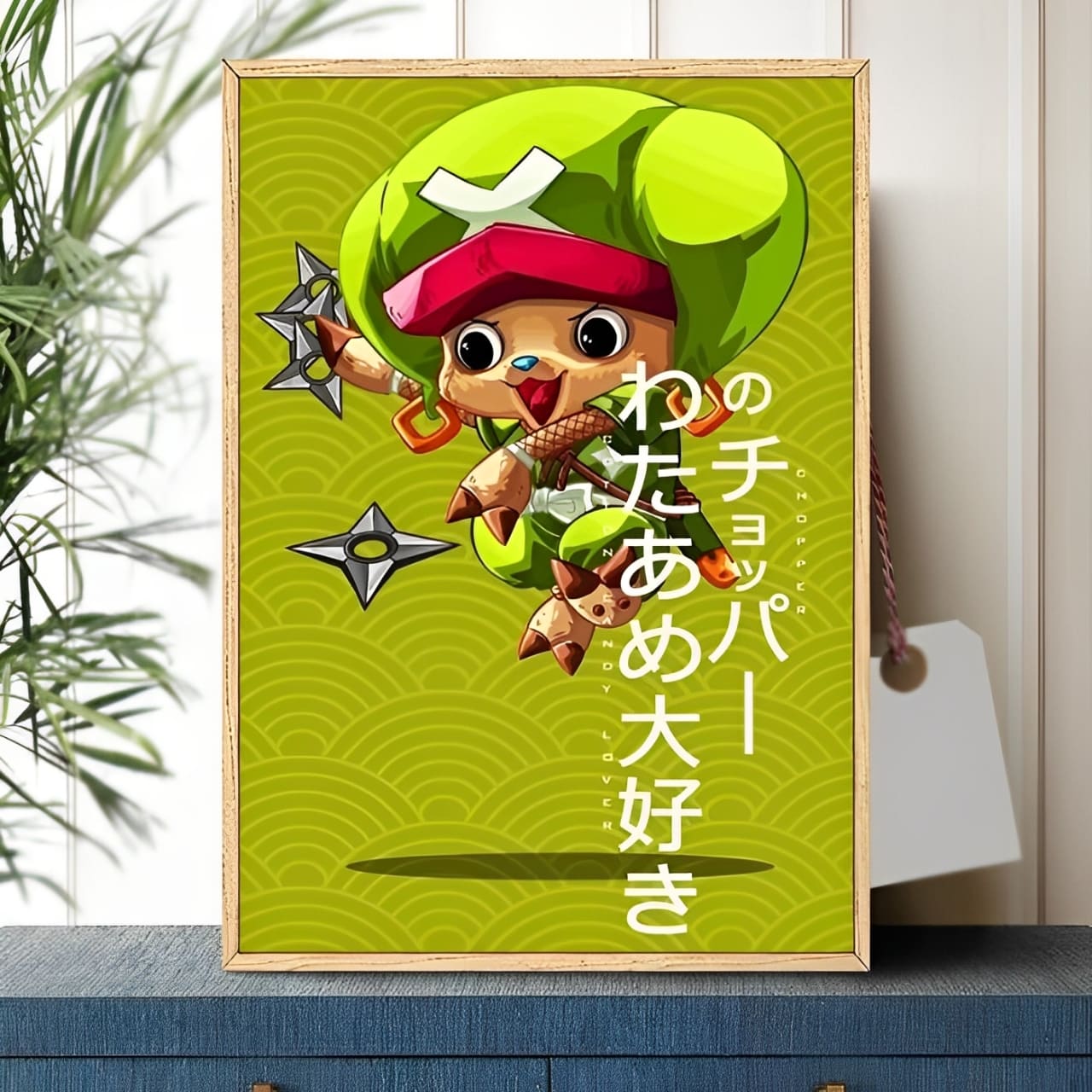 tableau toile one piece tony chopper tiny wano 1
