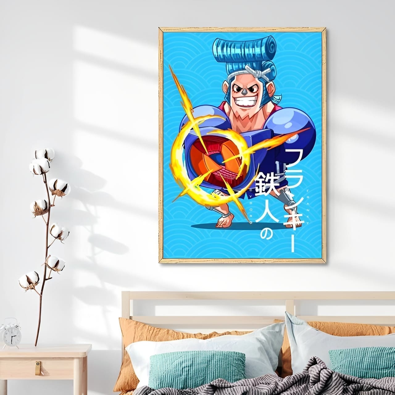 tableau toile one piece franky tiny wano 2