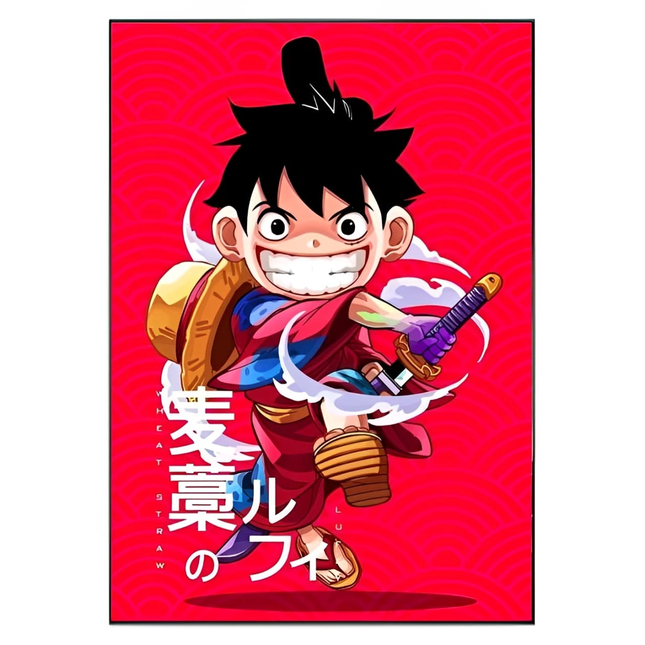 tableau toile one piece monkey luffy tiny wano 3