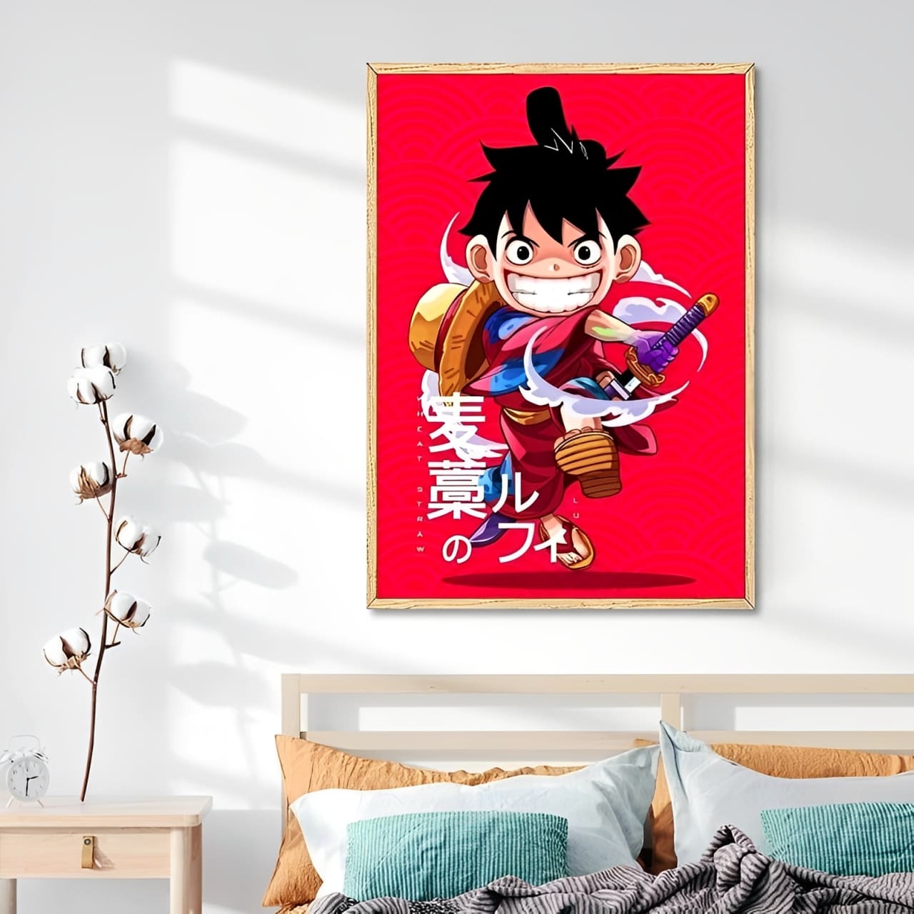 tableau toile one piece monkey luffy tiny wano 2